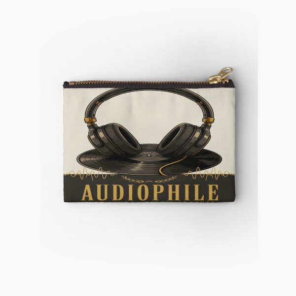 Item preview, Audiophile – Vintage Headphones Vinyl Pure Sound Design designed and sold by Midnight Veil Designs.