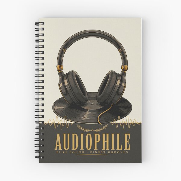 Item preview, Audiophile – Vintage Headphones Vinyl Pure Sound Design designed and sold by Midnight Veil Designs.