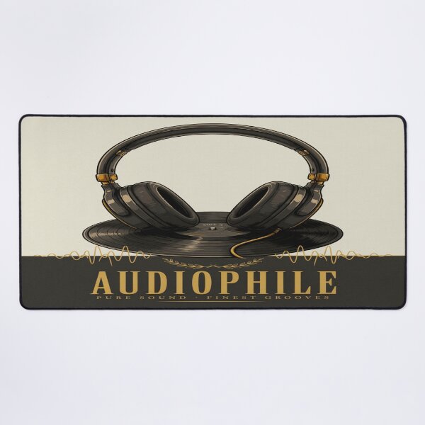 Item preview, Audiophile – Vintage Headphones Vinyl Pure Sound Design designed and sold by Midnight Veil Designs.