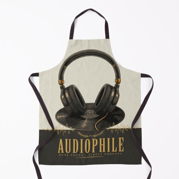 Item preview, Audiophile – Vintage Headphones Vinyl Pure Sound Design designed and sold by Midnight Veil Designs.