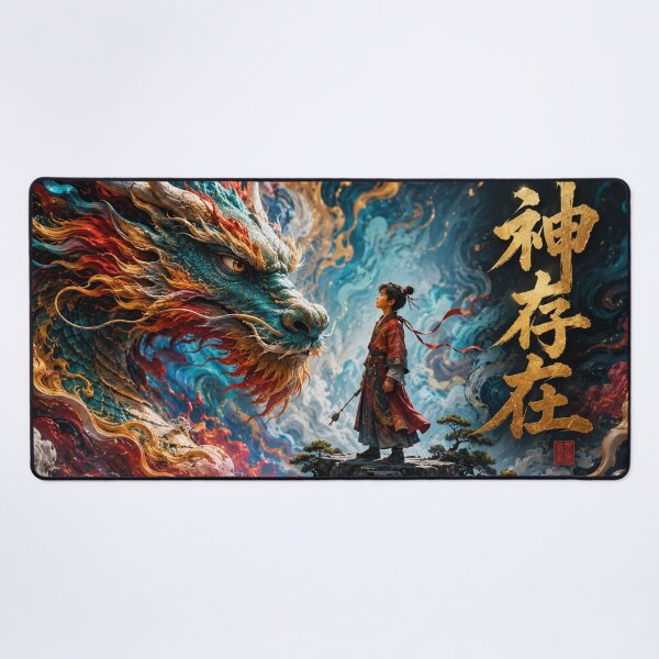 Item preview, Dragon and youth in celestial encounter designed and sold by Rebel74jf.