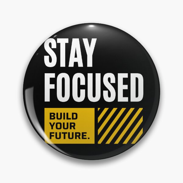 Item preview, Stay Focused. Build Your Future. | Motivational Gifts for Positive Mindset designed and sold by BrokenLabel.