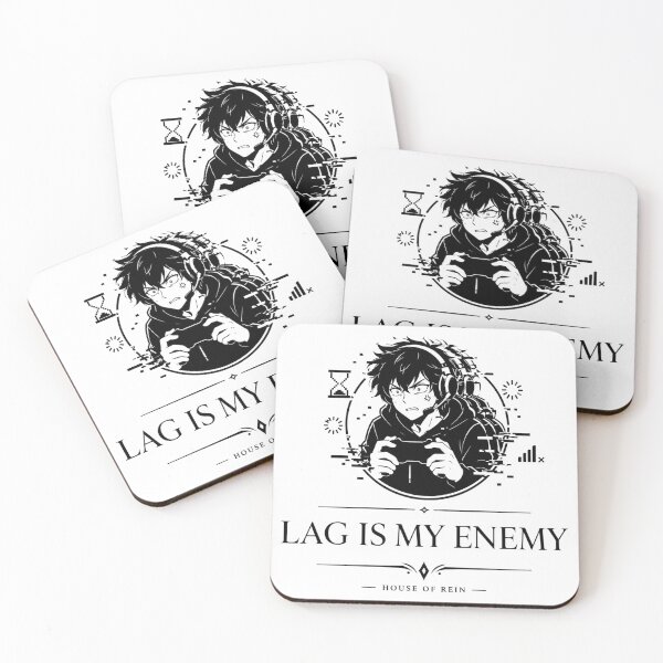 Item preview, Lag Is My Enemy Anime Gamer Design designed and sold by House of Rein.