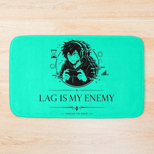 Item preview, Lag Is My Enemy Anime Gamer Design designed and sold by House of Rein.