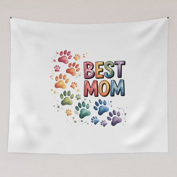 Item preview, Best Dad Colorful Paw Print  designed and sold by jkrphoto.