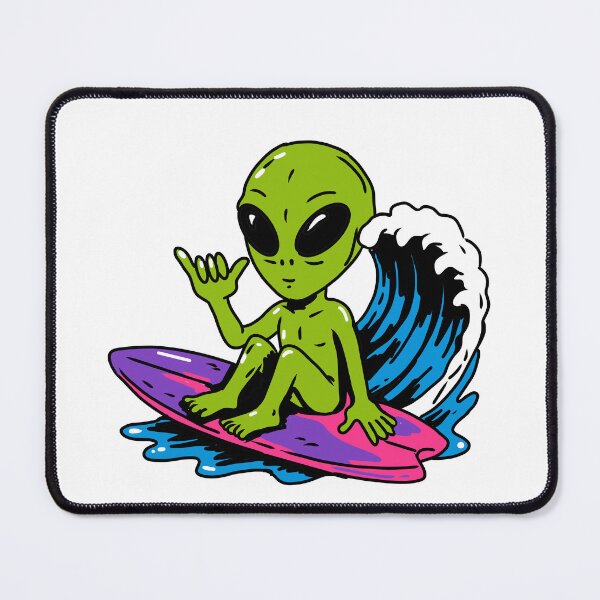 Item preview, surfing alien designed and sold by omny-studio.
