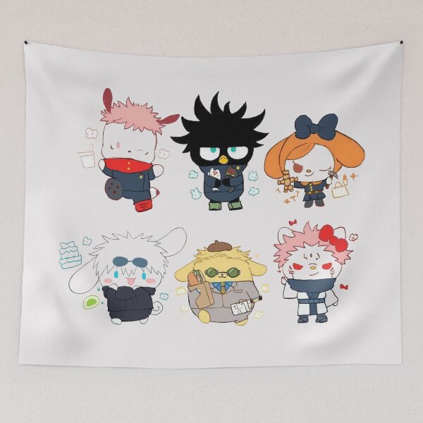 Item preview, Jujutsu Kaisen Sanrio Mashup designed and sold by Darogapari.