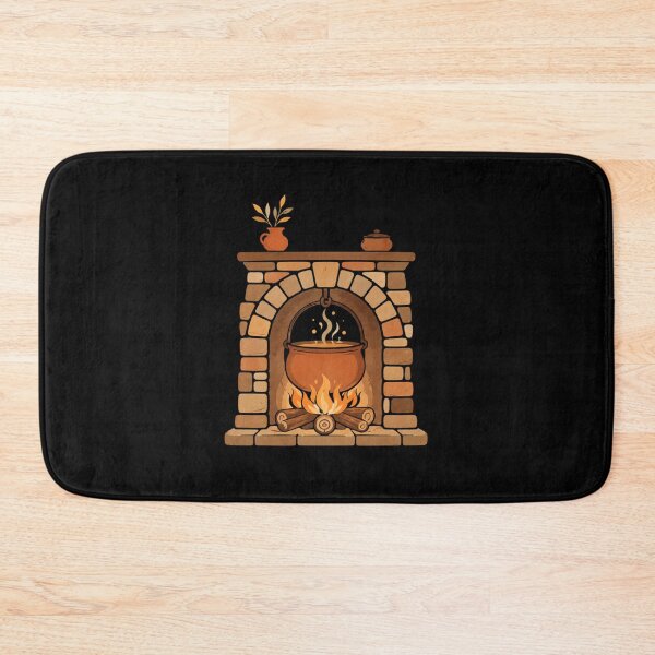 Item preview, Cozy Fireplace Cooking Pot Design designed and sold by House of Rein.