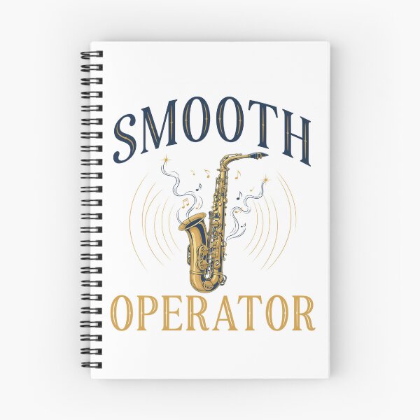 Item preview, Smooth Operator – Saxophone Jazz Music Pun Design designed and sold by Midnight Veil Designs.