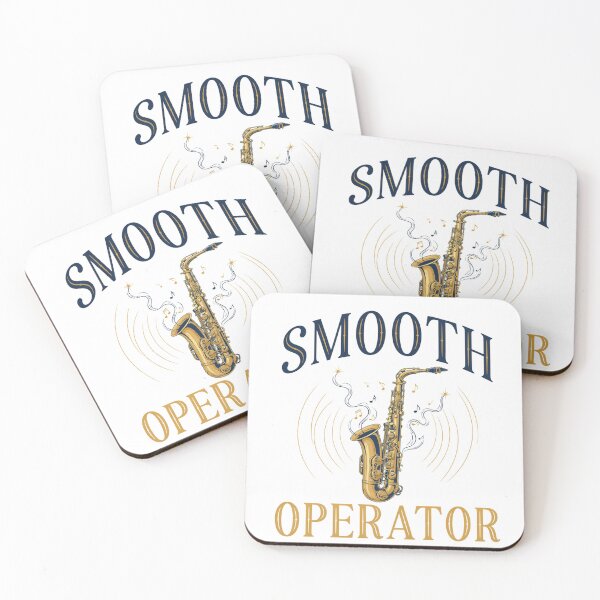Item preview, Smooth Operator – Saxophone Jazz Music Pun Design designed and sold by Midnight Veil Designs.