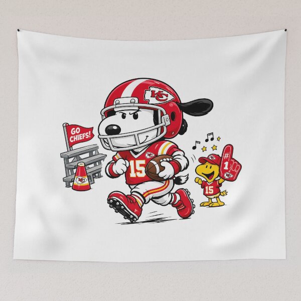 Item preview, Funny Snoopy and Woodstock Football Team  designed and sold by Har-vee.
