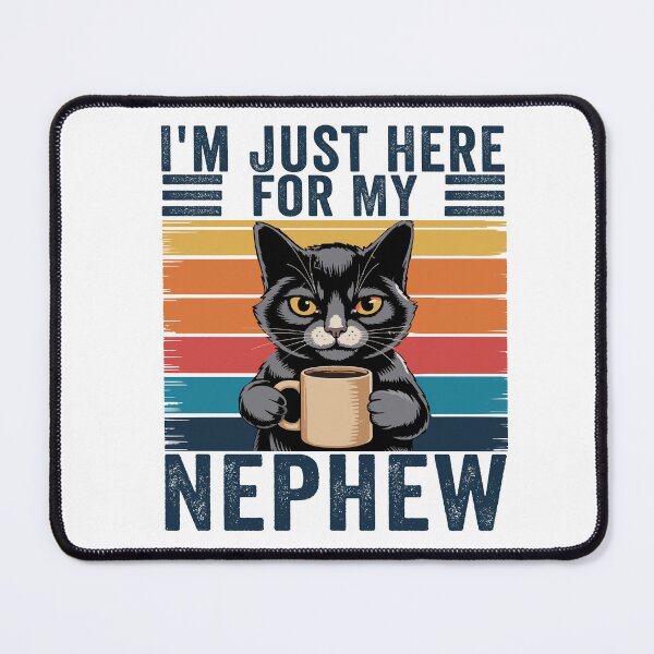 Item preview, I'm Just Here for My Nephew Funny Family Shirt | Proud Aunt Uncle Gift | Nephew Lover Quote Design designed and sold by 76Valeria.