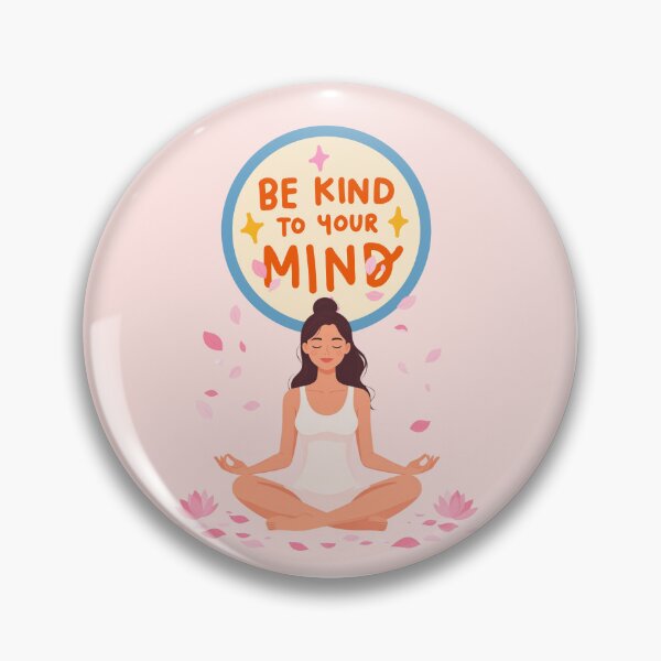 Item preview, Be kind to your mind simple typography  designed and sold by Krishnacre8.