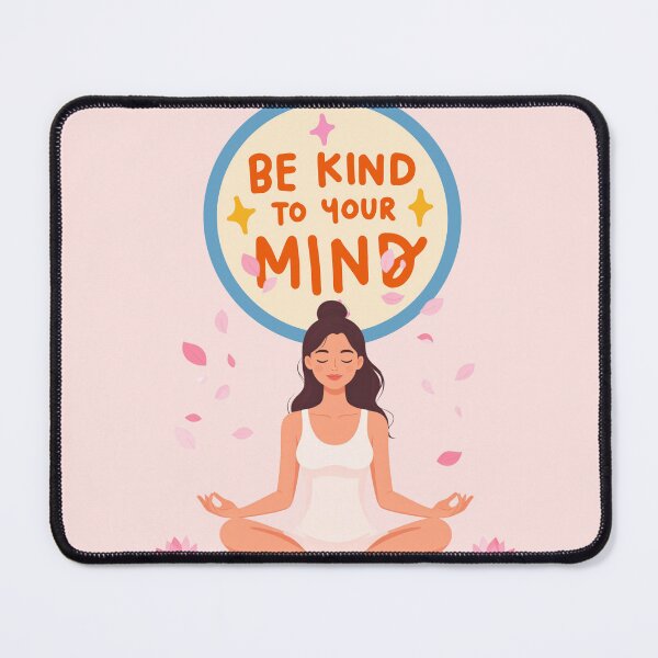 Item preview, Be kind to your mind simple typography  designed and sold by Krishnacre8.
