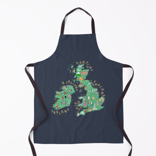 Item preview, Illustrated Map of Great Britain and Ireland by Artist Carla Daly designed and sold by Carla Daly.