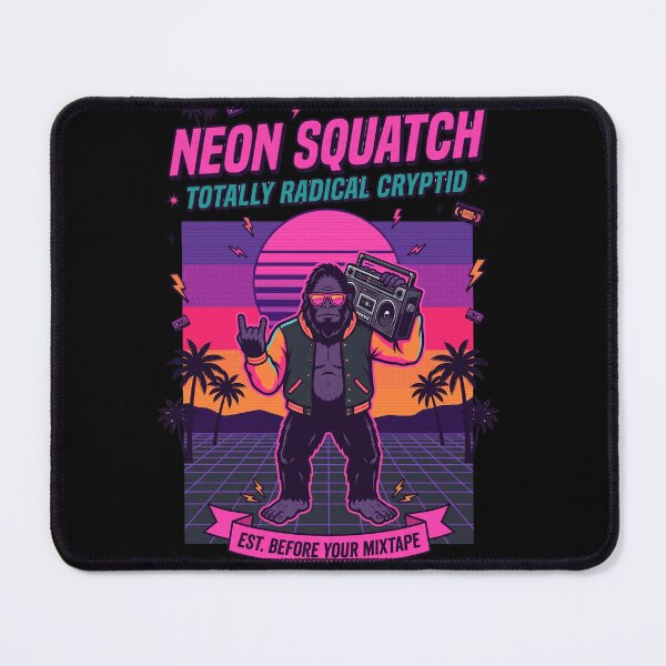 Item preview, Neon Squatch Radical Cryptid designed and sold by Roy & Tiffany.