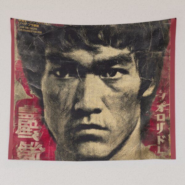 Item preview, Bruce Vintage Japanese Poster  designed and sold by AnimeArsenalPrints.