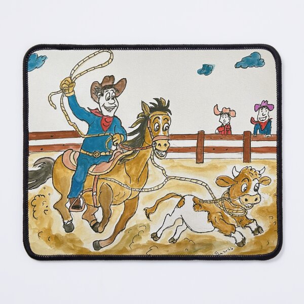 Item preview, Roping in motion  designed and sold by Cartoonist Brian.