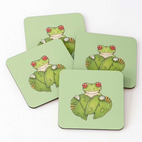 Item preview, Red eye tree frog designed and sold by The Creeping Clover.