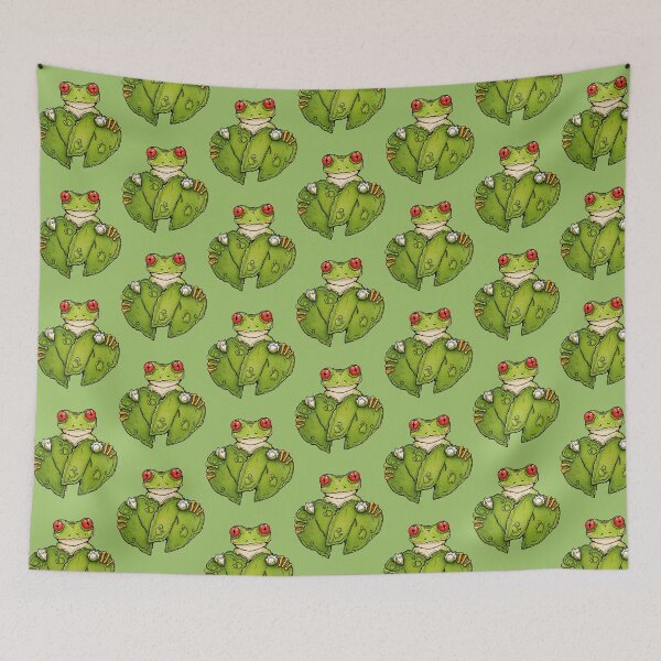 Item preview, Red eye tree frog designed and sold by The Creeping Clover.