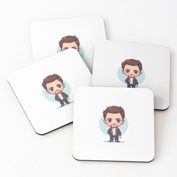 Item preview, Cute Chibi Boy with Beard Anime Mascot Illustration designed and sold by ByKayaPrints.