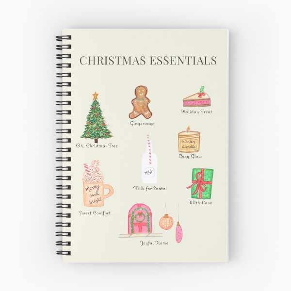 Item preview, Aesthetic Christmas poster of essential elements designed and sold by ElizabethCoelho.