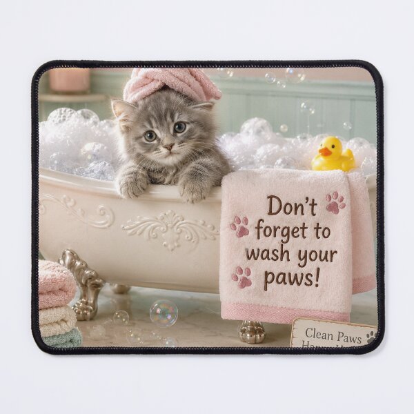 Item preview, Don’t Forget to Wash Your Paws designed and sold by Kimberly Palmer.