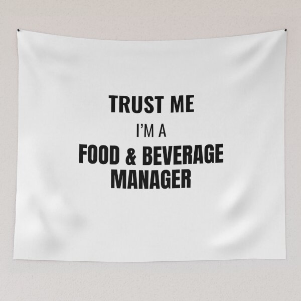 Item preview, Trust Me I'm a Food & Beverage Manager (Black) designed and sold by ShipCrewNation.