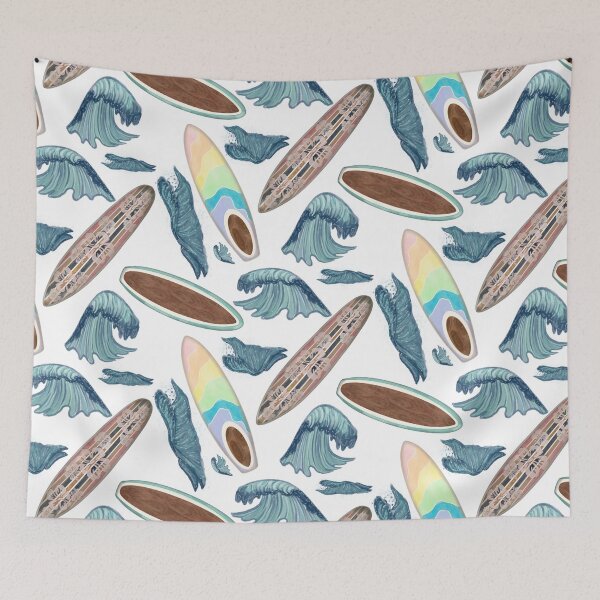 Item preview, Vintage Surfboards and Waves- Part of  My Vintage Surfboards and Women's Swimsuit Collection designed and sold by PD-Coastal.