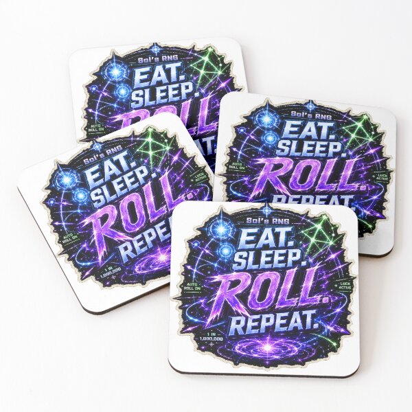 Item preview, Eat. Sleep. Roll. Repeat. - Sol’s RNG Gamer Tee designed and sold by NSMDesignByN8.