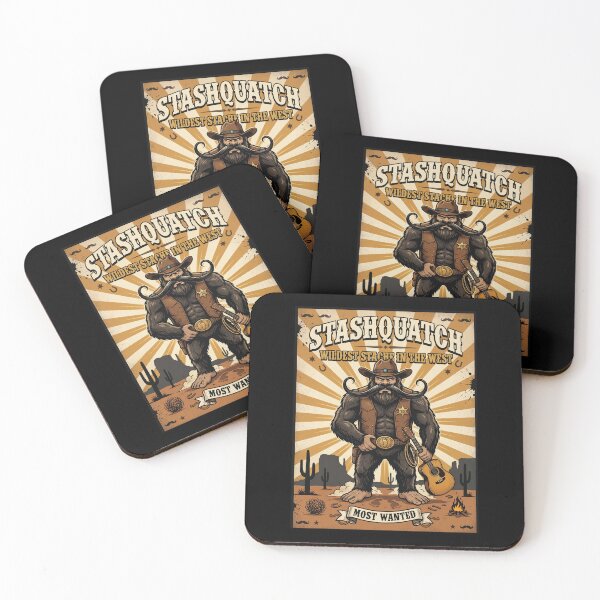 Item preview, Stashquatch Wildest Stache West designed and sold by Roy & Tiffany.