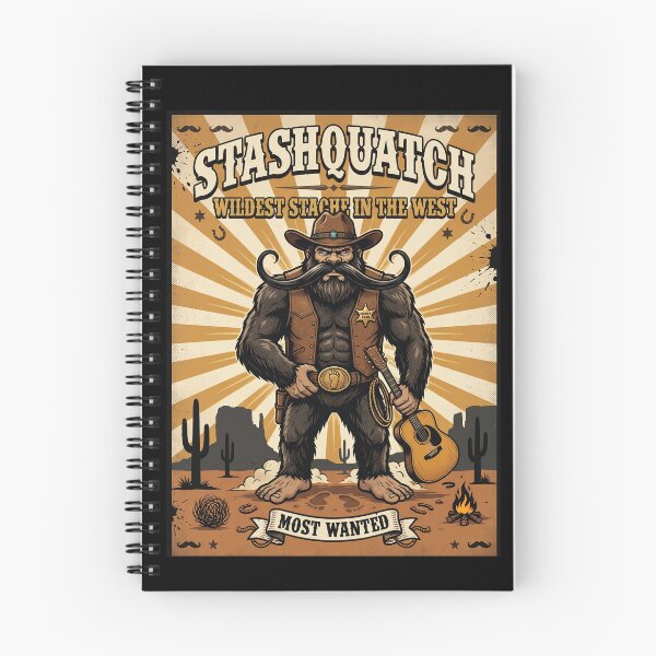 Item preview, Stashquatch Wildest Stache West designed and sold by Roy & Tiffany.