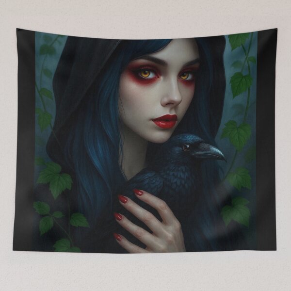 Item preview, The Witch of the Golden Ember Eyes designed and sold by EdicrisR.
