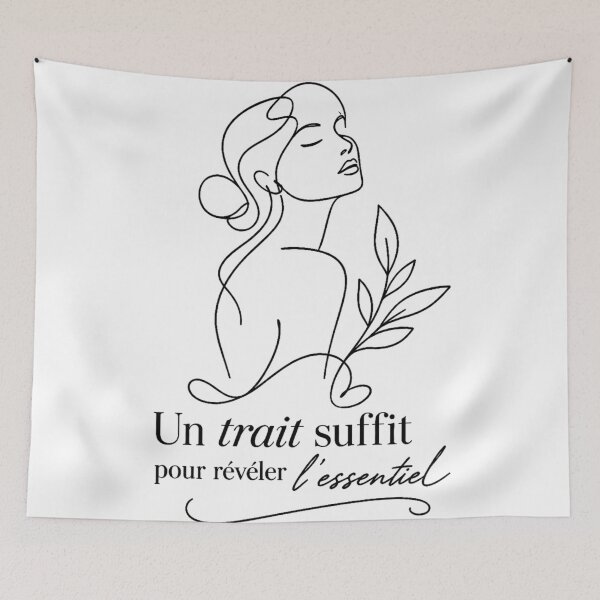 Item preview, A single line is enough to reveal the essential – Minimalist woman in line art designed and sold by CR3@TIX-BOUTIK.