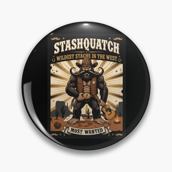 Item preview, Stashquatch Most Wanted Outlaw designed and sold by Roy & Tiffany.