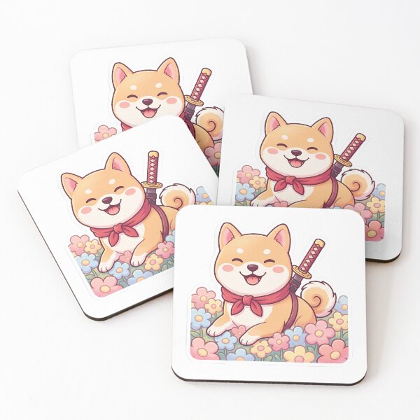 Item preview, Cute Shiba Inu Samurai designed and sold by SutekiArt.