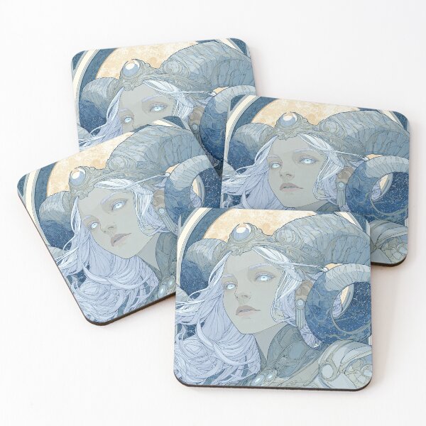 Item preview, Lunar Priestess Fantasy Portrait designed and sold by MythicMood.