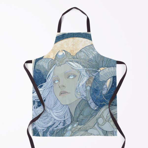 Item preview, Lunar Priestess Fantasy Portrait designed and sold by MythicMood.