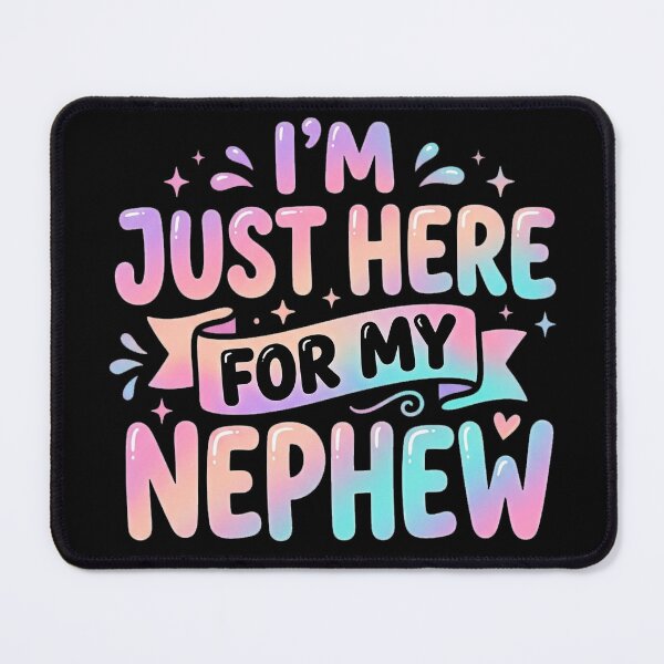 Item preview, I'm Just Here for My Nephew Funny Family Shirt | Proud Aunt Uncle Gift | Nephew Lover Quote Design designed and sold by 76Valeria.