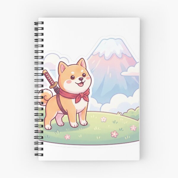 Item preview, Cute Shiba Inu Samurai designed and sold by SutekiArt.