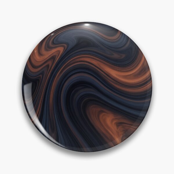 Item preview, Liquid Abstract in Charcoal and Copper — Moody Marble Art designed and sold by SeamPix.