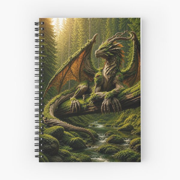 Item preview, Forest Dragon Guardian Fantasy Design – Ancient Woodland Creature Mythical Nature Art designed and sold by DrakariArt.