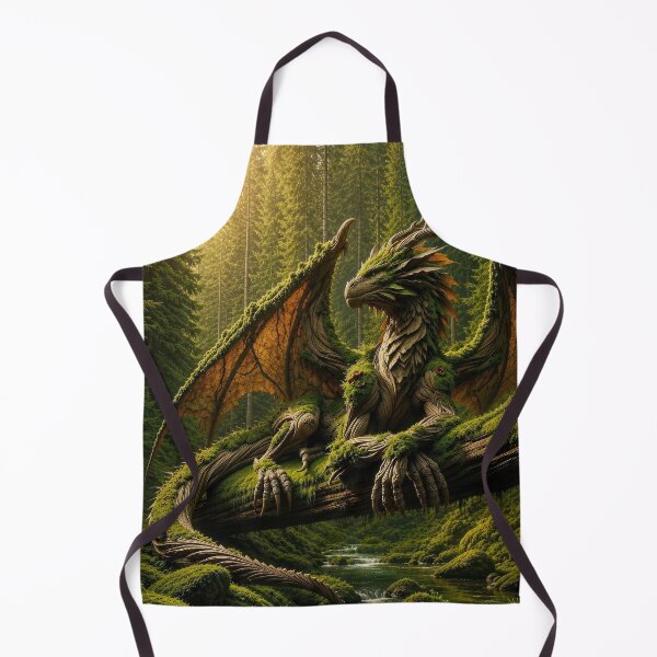 Item preview, Forest Dragon Guardian Fantasy Design – Ancient Woodland Creature Mythical Nature Art designed and sold by DrakariArt.