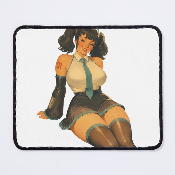 Item preview, Anime Vocaloid Pin-Up Cosplay | Retro Vintage Miku Inspired Glamour Girl designed and sold by Cosplayvintage.