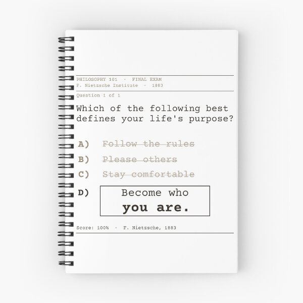 Item preview, Become who you are Nietzsche Clear English exam designed and sold by Will-to-Power.