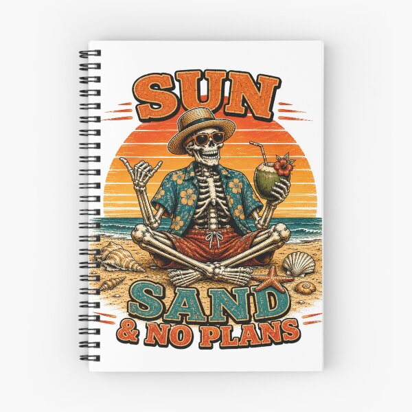 Item preview, Beach Vacation Skeleton Summer Sunset Relaxation designed and sold by the-dovlat.