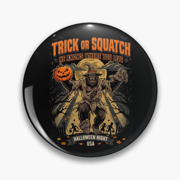 Item preview, Trick Or Squatch Halloween Night designed and sold by Roy & Tiffany.