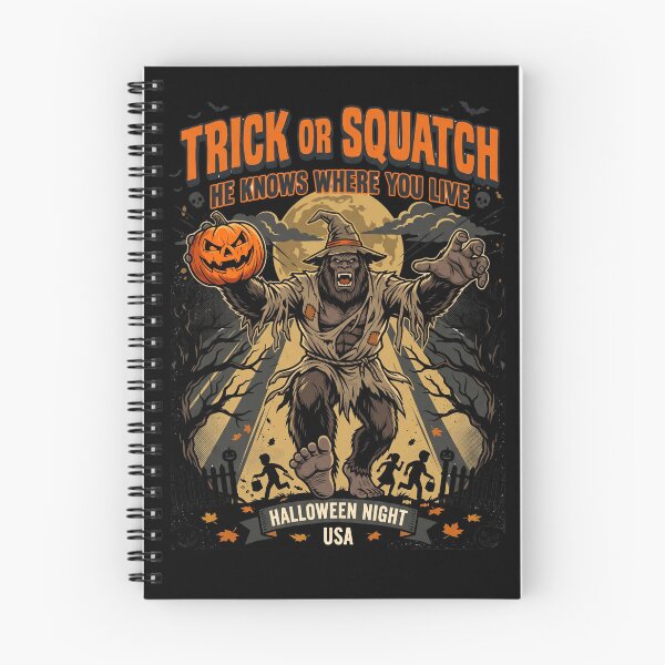 Item preview, Trick Or Squatch Halloween Night designed and sold by Roy & Tiffany.