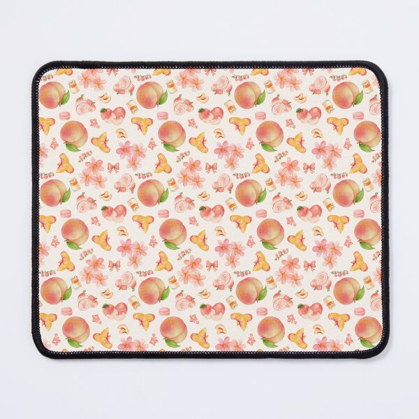 Item preview, Sweet Watercolor Peach Blossom Dessert Pattern designed and sold by Chromaovo.