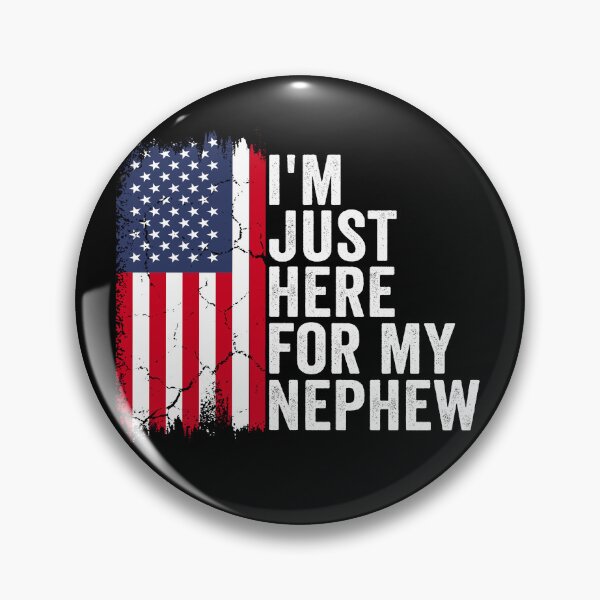 Item preview, I'm Just Here for My Nephew Funny Family Shirt | Proud Aunt Uncle Gift | Nephew Lover Quote Design designed and sold by 76Valeria.